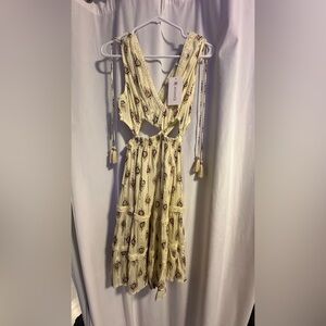 Beautiful light yellow sun dress